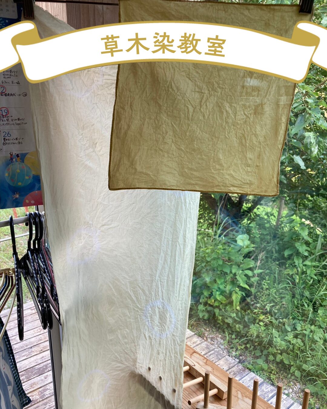 草木染の様子